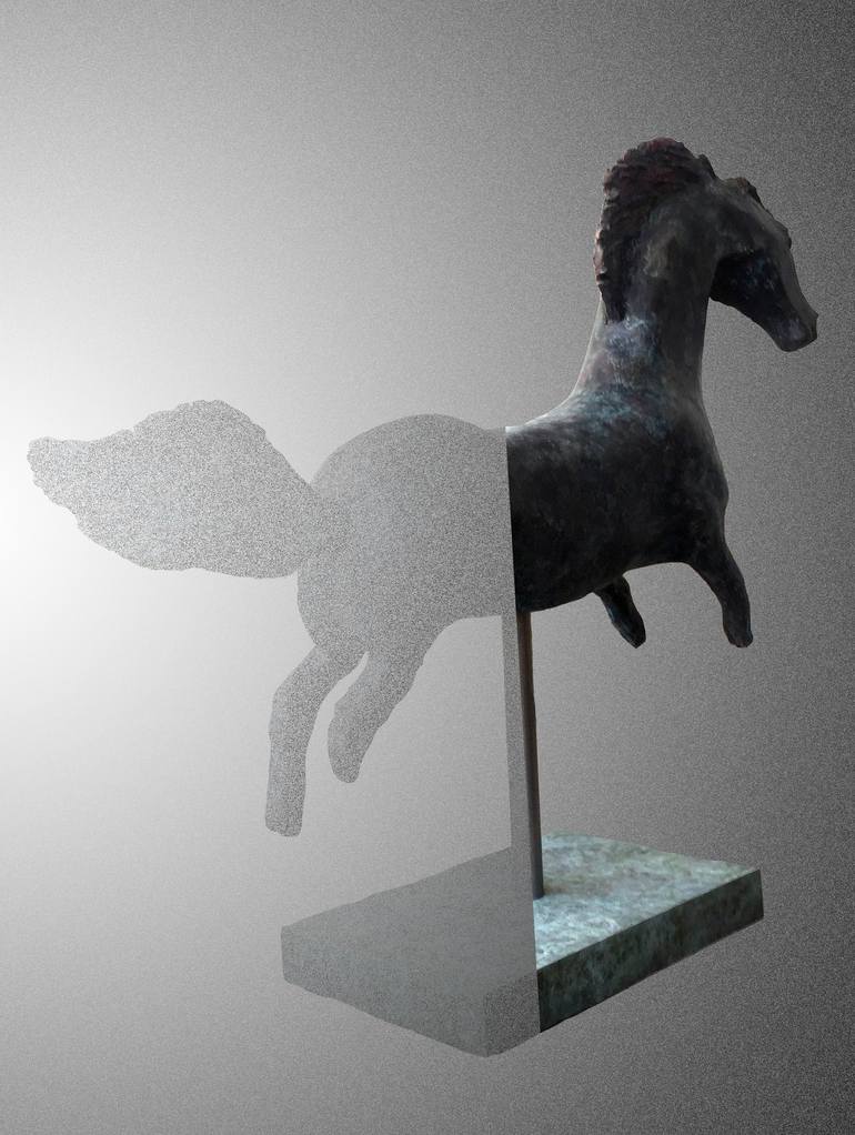 Hellenic Horse, front half. I/I - Print