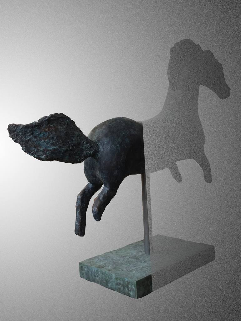 Hellenic Horse, back half. I/I - Print