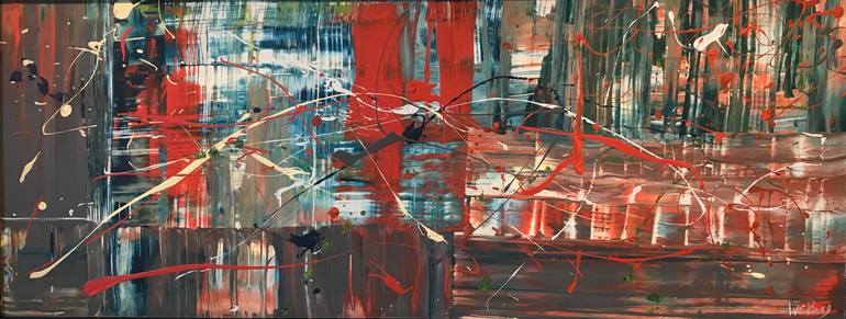 Original Abstract Painting by Warren Burg