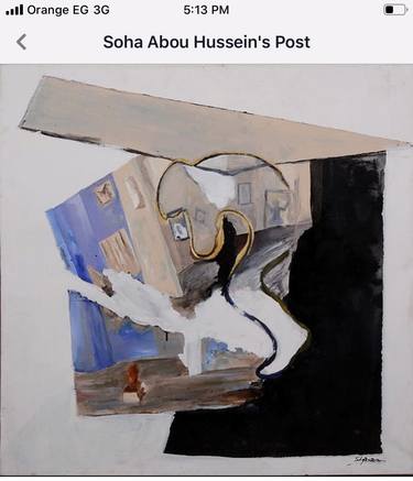 Original People Painting by Soha Abou Hussein