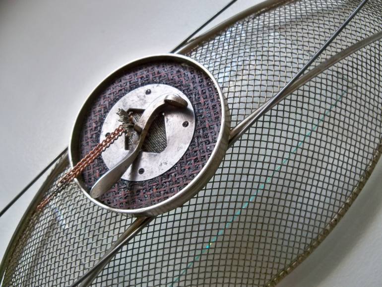Original Abstract Science/Technology Sculpture by J Thomas Wells