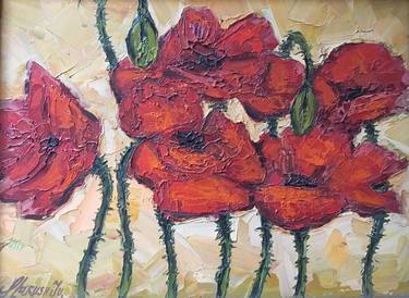 Original Floral Painting by Iurii Starush