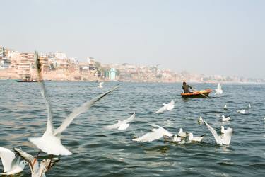 View of Varanasi from the Water thumb