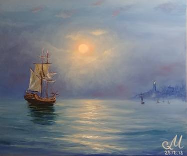Original Seascape Painting by Galina Morozova
