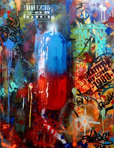 Print of Abstract Expressionism Graffiti Paintings by Alberto Parron