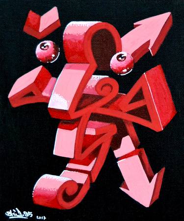 Print of Abstract Graffiti Paintings by Alberto Parron