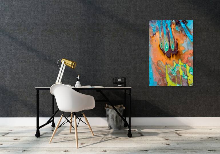 Original Abstract Expressionism Abstract Painting by Isidor Kullgren