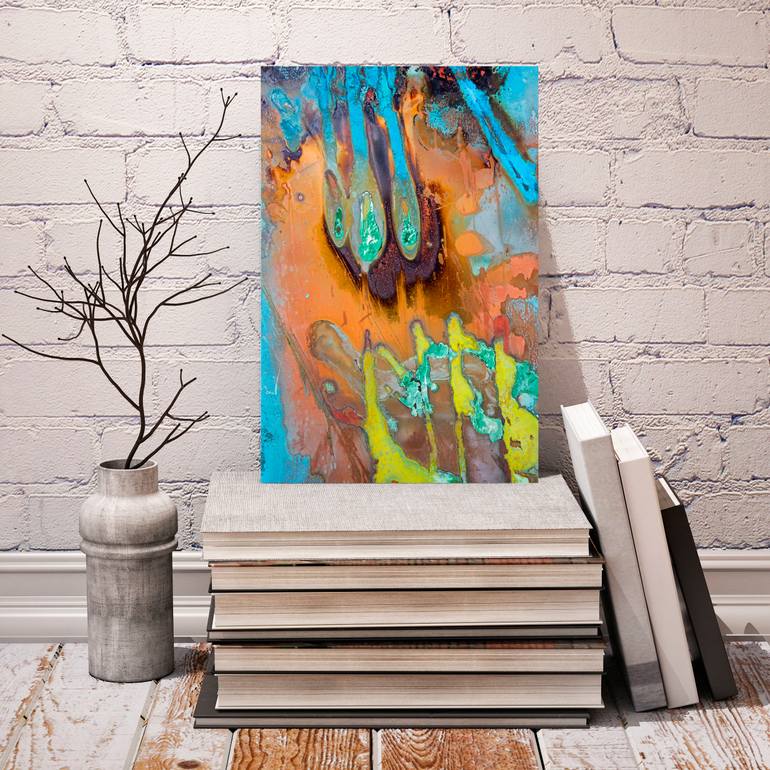 Original Abstract Expressionism Abstract Painting by Isidor Kullgren