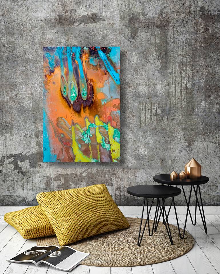 Original Abstract Expressionism Abstract Painting by Isidor Kullgren