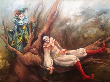 Print of Figurative Fantasy Paintings by Khanimana Asadova