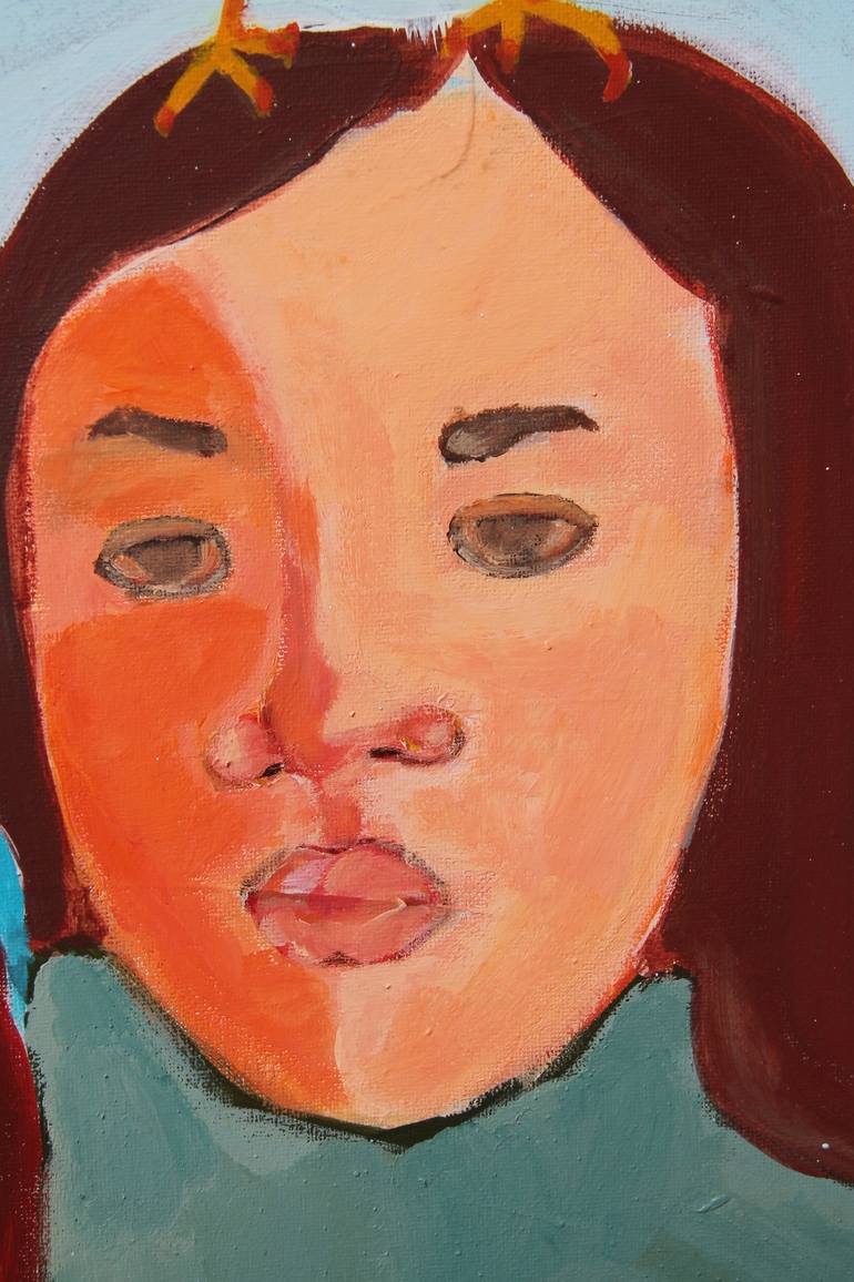 Original Portraiture People Painting by Zacharo Karakonstanti