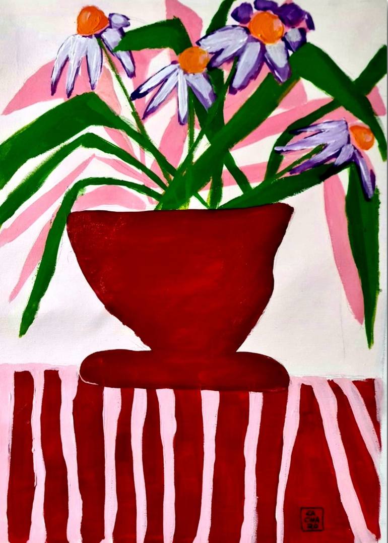 Original Minimalism Still Life Paintings by Zacharo Karakonstanti