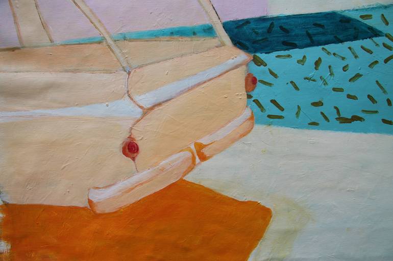 Original Abstract Expressionism Home Painting by Zacharo Karakonstanti