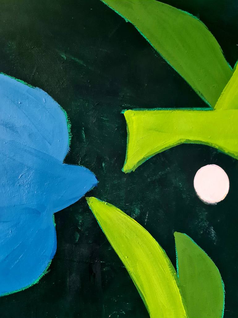 Original Abstract Nature Painting by Zacharo Karakonstanti