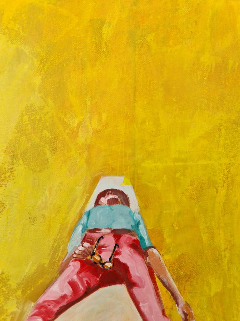 Original Abstract People Painting by Zacharo Karakonstanti