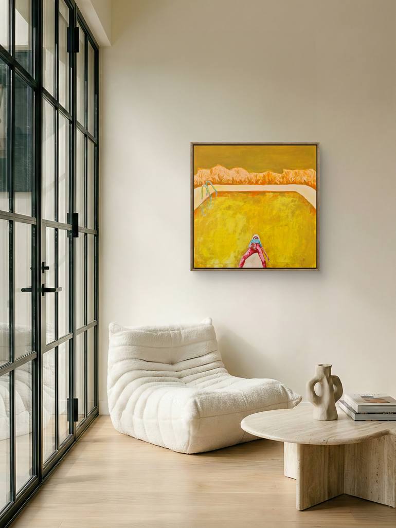 Original Abstract People Painting by Zacharo Karakonstanti