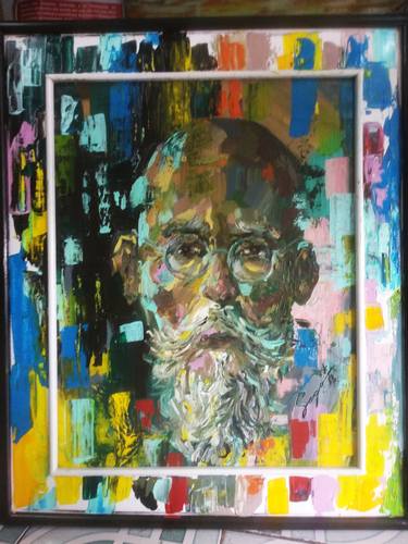 Print of Expressionism Portrait Paintings by Samuel Gonzalez