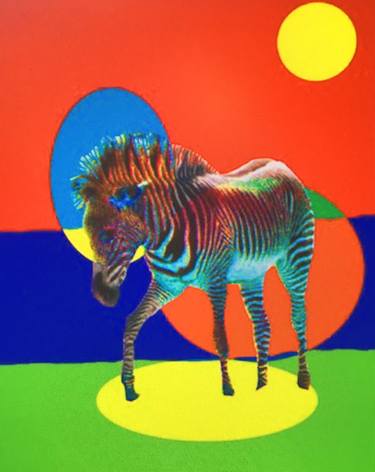 Original Pop Art Animal Mixed Media by Avery Knox