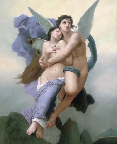William Bouguereau The Abduction of Psyche reproductions thumb