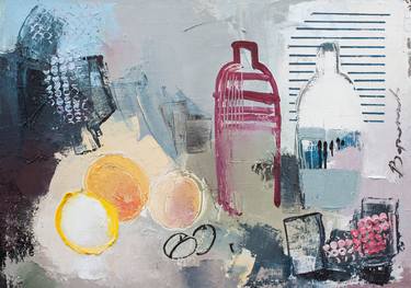 Still-Life-With-Bottles Paintings For Sale | Saatchi Art