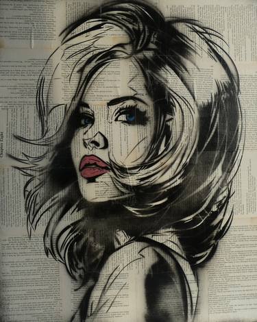 Original Abstract Pop Culture/Celebrity Paintings by Annerley Owen