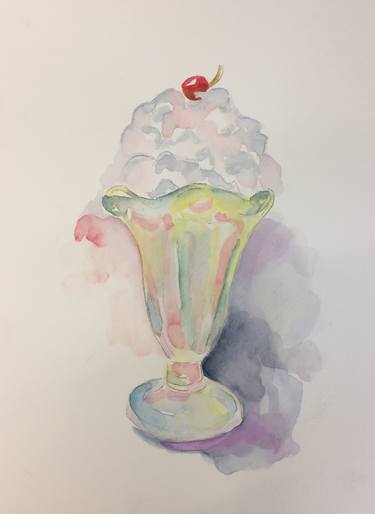 Print of Abstract Food Paintings by Annerley Owen