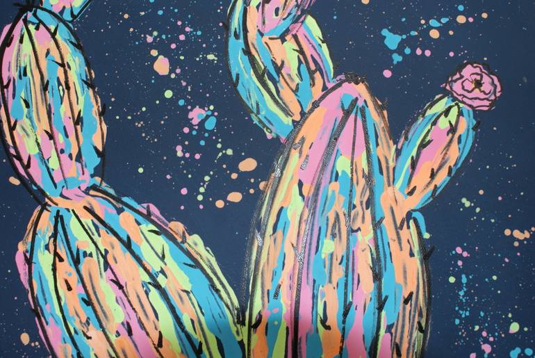 Original Abstract Expressionism Nature Painting by Annerley Owen
