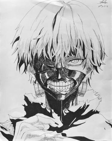 Tokyo Ghoul Drawings For Sale Saatchi Art