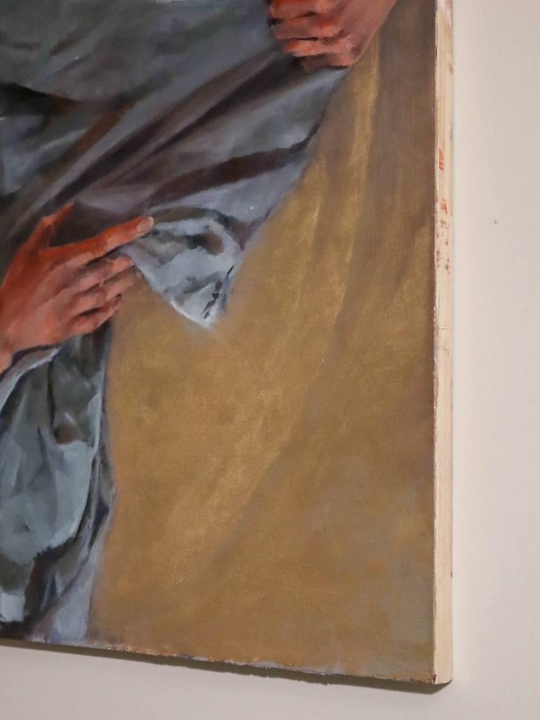 Original Conceptual Abstract Painting by Elena Nabokova