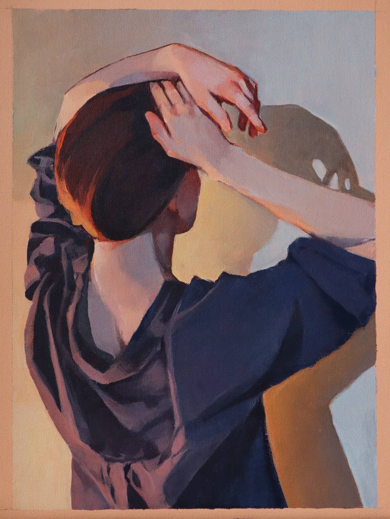 Original Illustration People Painting by Elena Nabokova