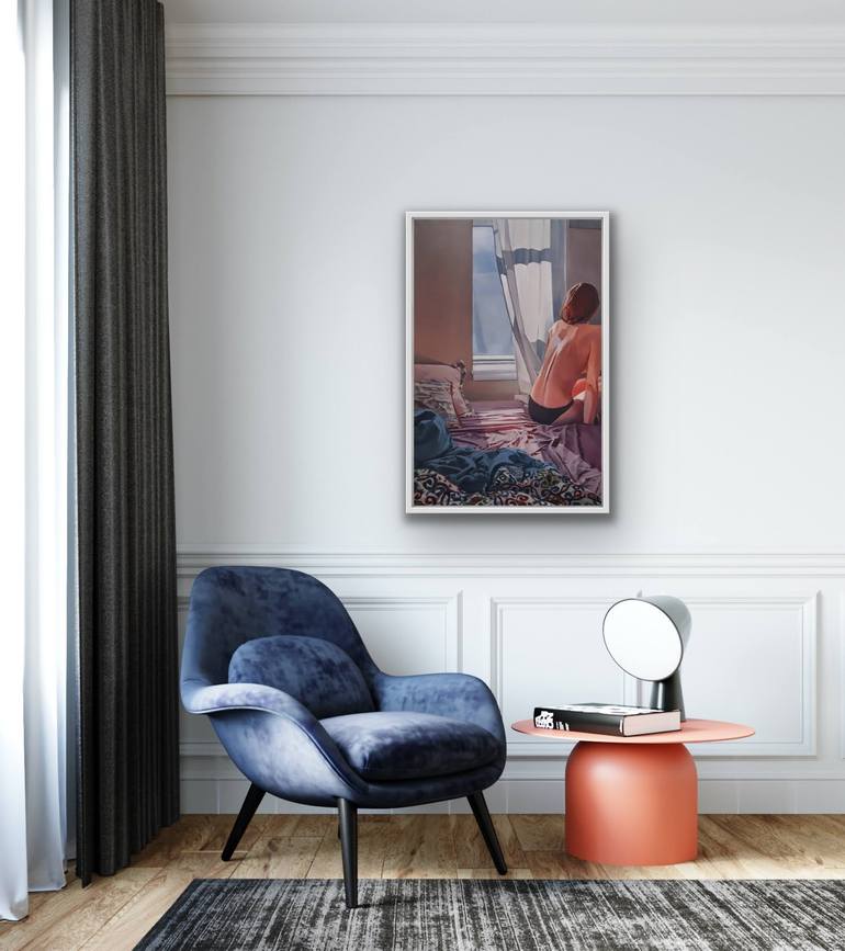 Original Figurative People Painting by Elena Nabokova