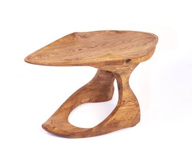 Sculpted table from ash wood thumb