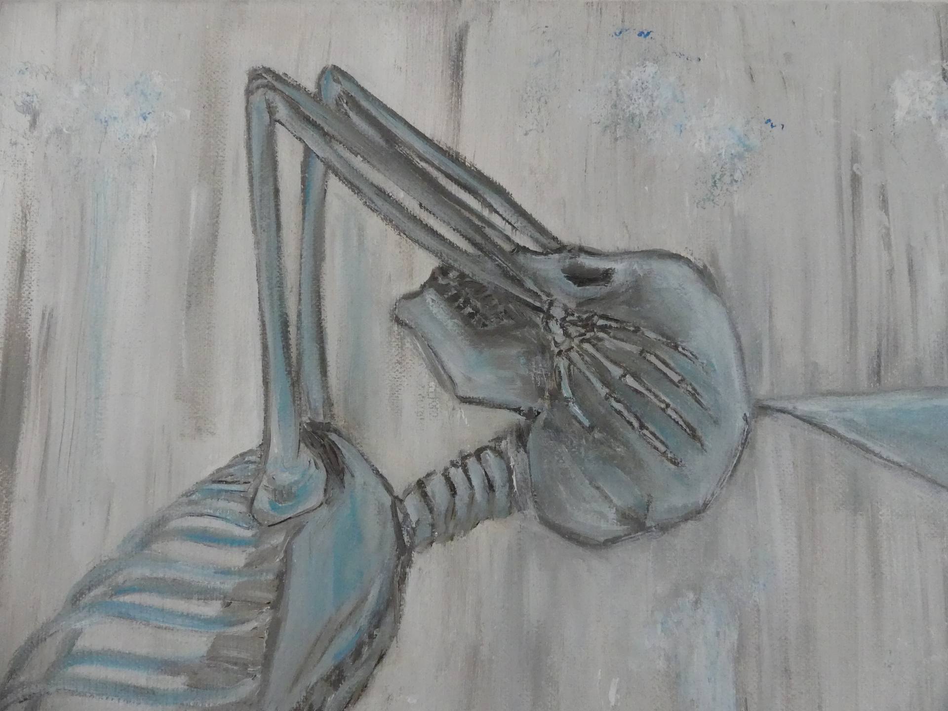 chronic pain Painting by Cecile Pardigon |