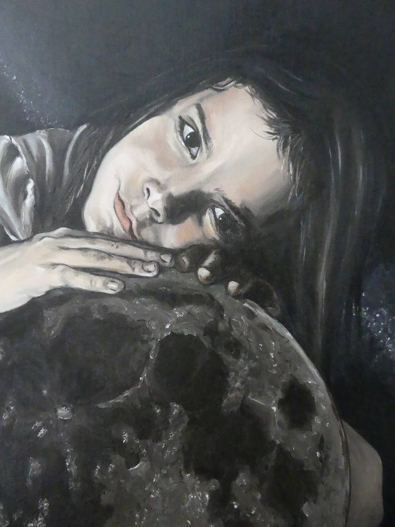 Original Figurative People Painting by Cecile Pardigon