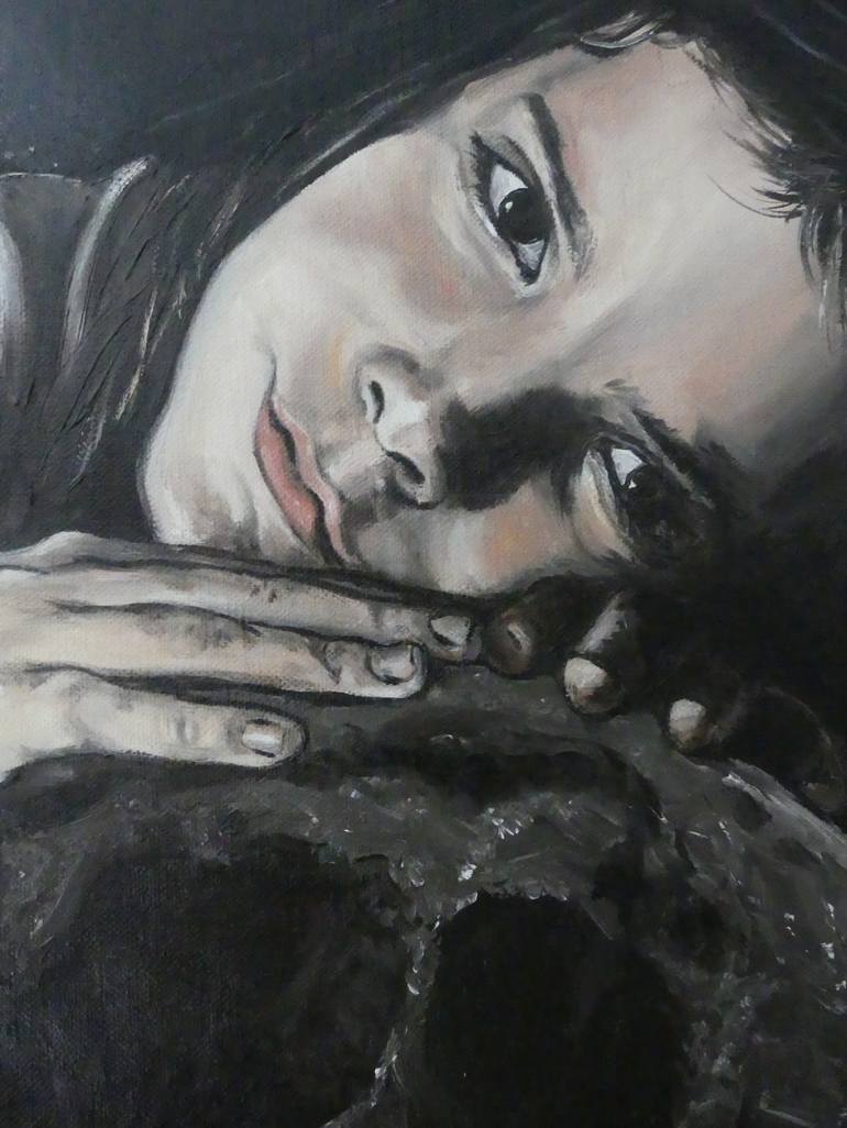 Original Figurative People Painting by Cecile Pardigon