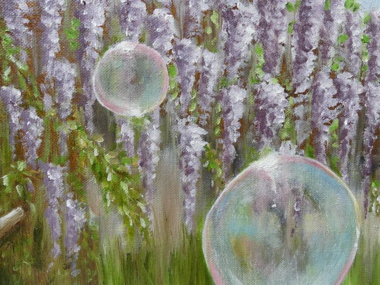 Original Figurative Children Painting by Cecile Pardigon
