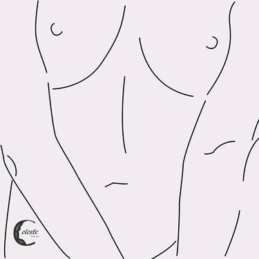 Print of Fine Art Nude Digital by Celeste von Solms