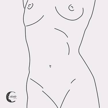 Print of Illustration Nude Digital by Celeste von Solms