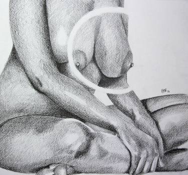 Original Fine Art Nude Drawings by Celeste von Solms