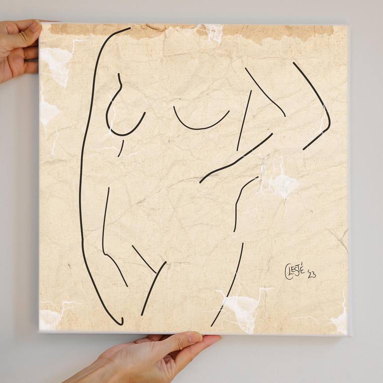Original Nude Digital by Celeste von Solms