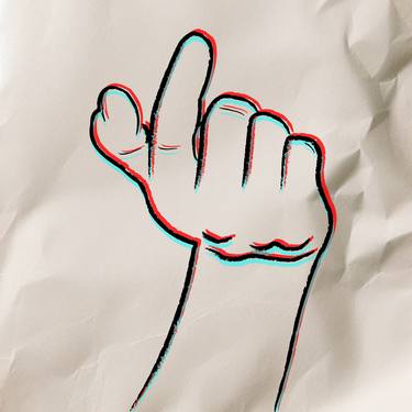 Give me a Hand No 1 - Digital Illustration thumb