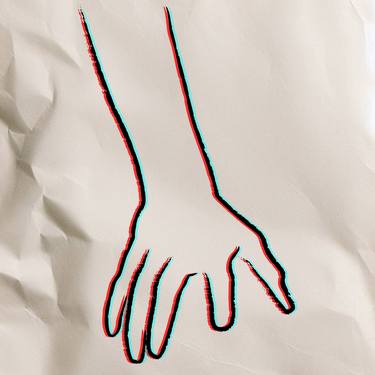 Give me a Hand No 4 - Digitally Drawn Artwork thumb