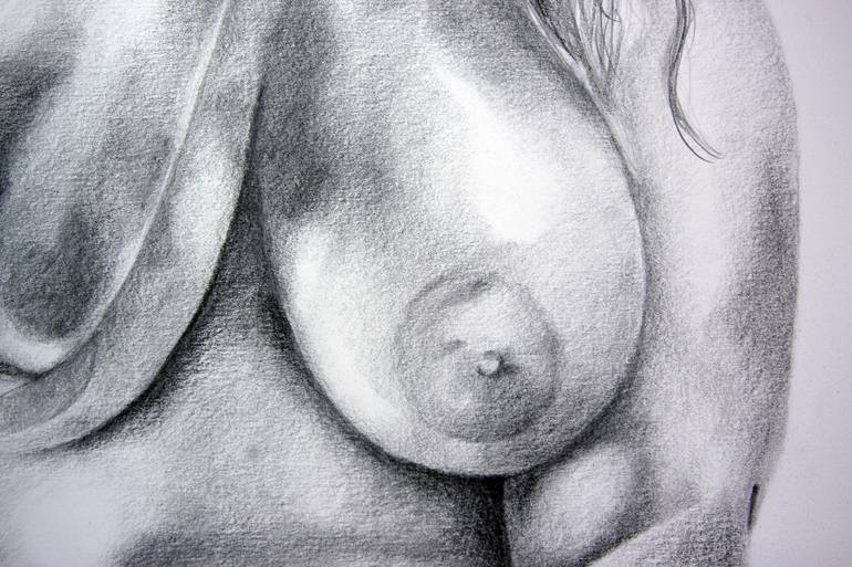 Original Figurative Nude Drawing by Celeste von Solms