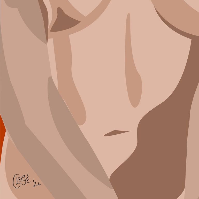 Original Pop Art Nude Digital by Celeste von Solms