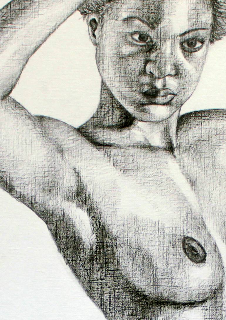 Original Nude Drawing by Celeste von Solms