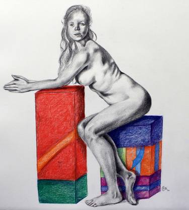 Original Nude Drawings by Celeste von Solms