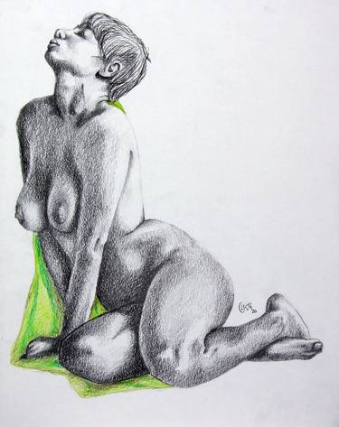 Original Nude Drawings by Celeste von Solms