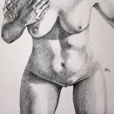 Body Angle No 3 Drawing in Pencil thumb