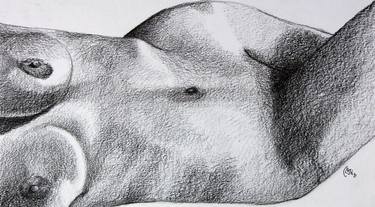 Original Figurative Nude Drawings by Celeste von Solms