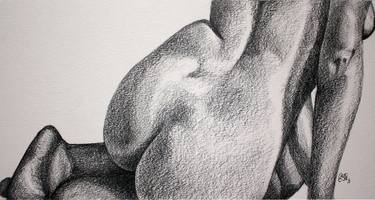 Original Figurative Nude Drawings by Celeste von Solms